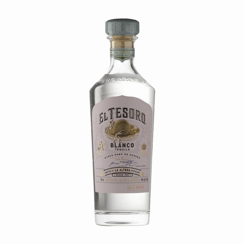 El Tesoro Tequila Blanco 100% Puro de Agave 750ml