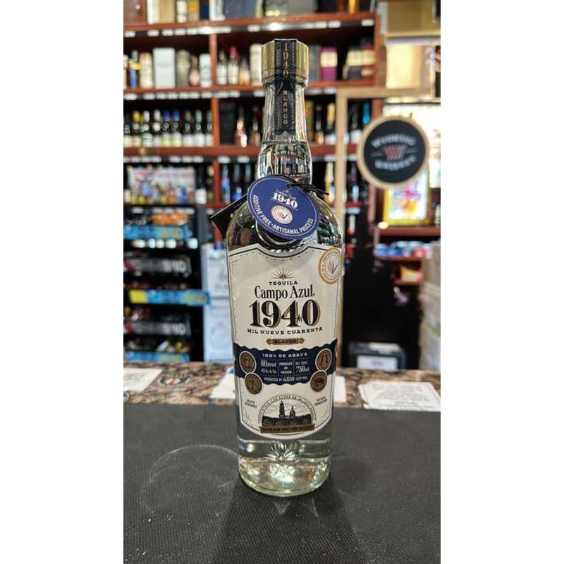 1940 Campo Azul Blanco Tequila 750ml