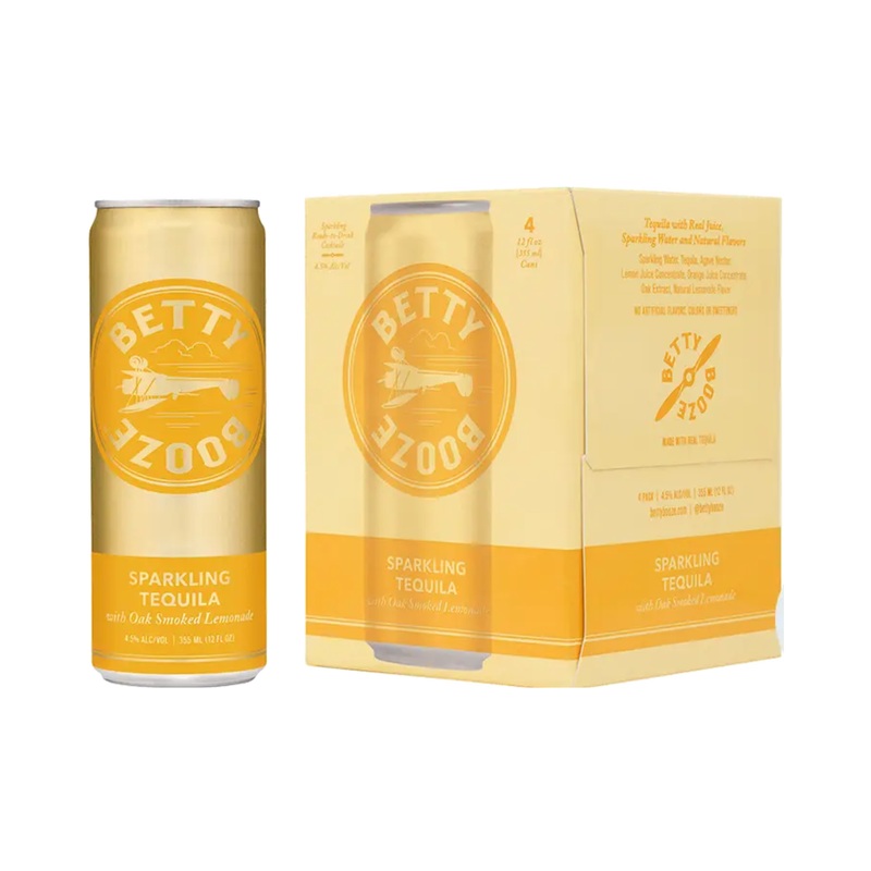 Betty Booze Sparkling Tequila Oak Smoked Lemonade