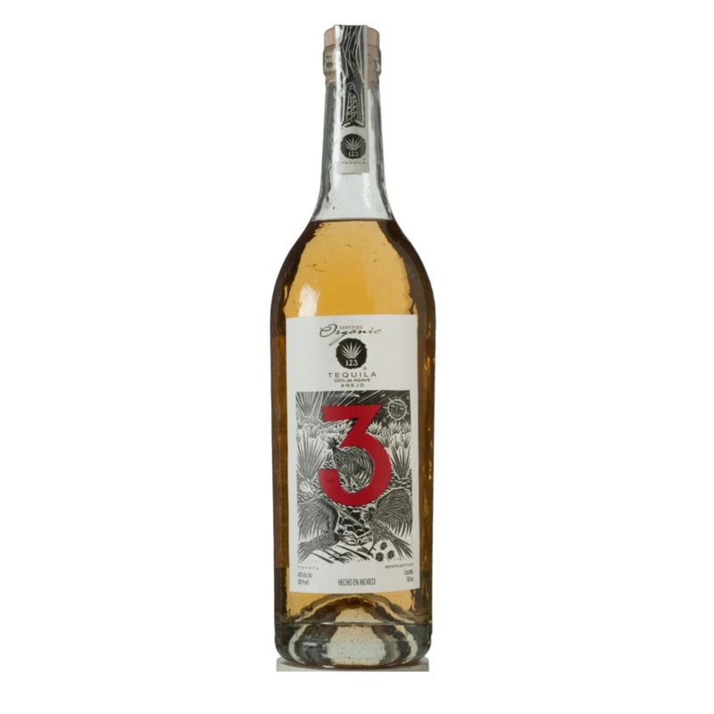 123 Organic Aejo Tequila Tres