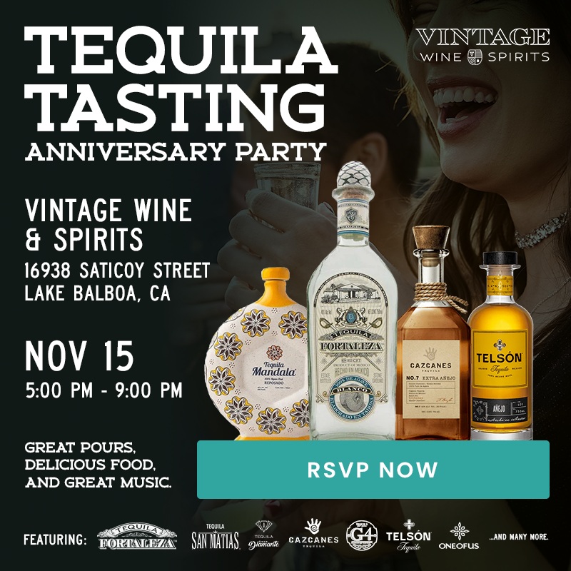 Anniversary Tequila Tasting Party at Vintage Wine & Spirits