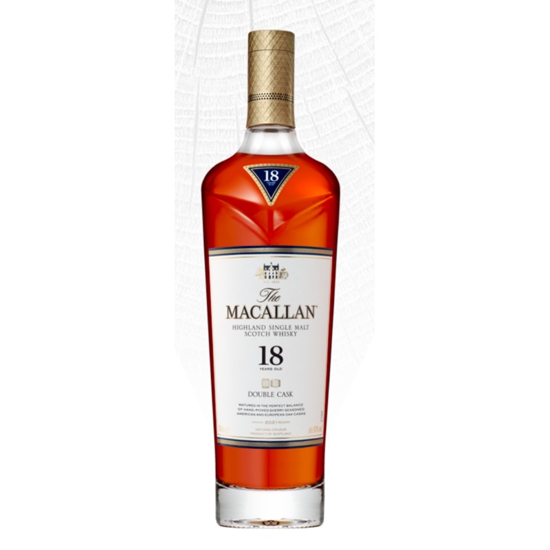 2021 The Macallan Double Cask 18 Year Old Single Malt Scotch Whisky, Speyside – Highlands, Scotland