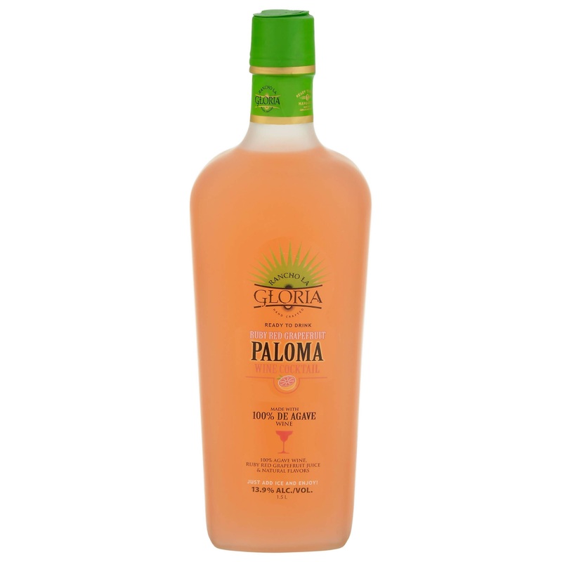 Rancho La Gloria Paloma Ruby Red Grapefruit Agave Wine Cocktail, Mexico (1.75L)