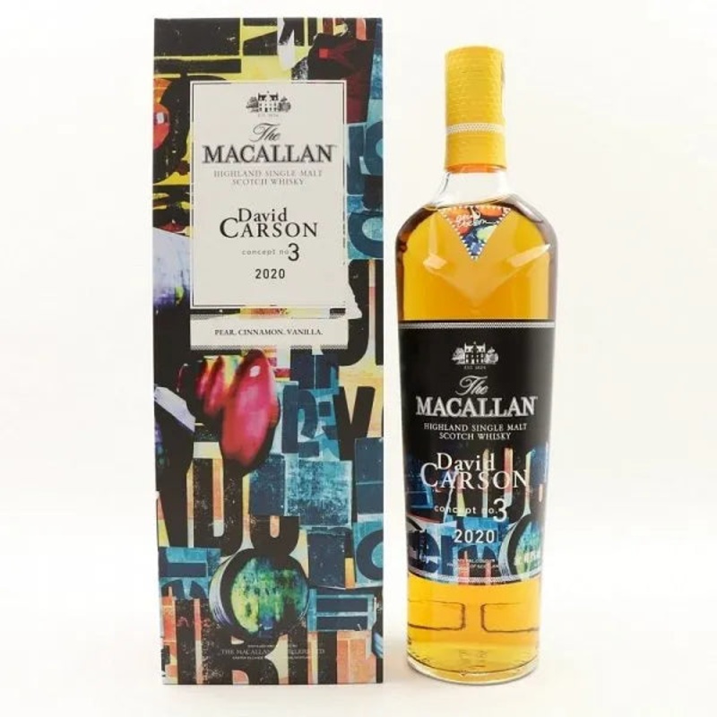 The Macallan Concept Number 3 ‘David Carson’ Single Malt Scotch Whisky, Highlands, Scotland (750ml)