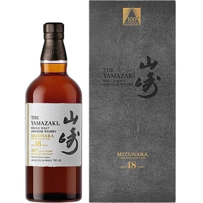The Yamazaki ‘Mizanura’ Japanese Oak Cask 18 year  Single Malt Japanese Whisky 100th Anniversary Limited Edition , JAPAN (750ml)