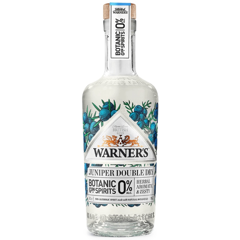 Warner’s Juniper Double Dry 0% Botanic Gdn. Spirits