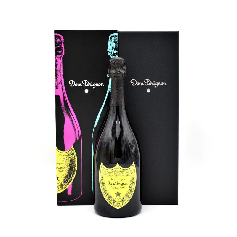 2002 Dom Perignon Andy Warhol Tribute Collection Yellow Label With Box 750ml