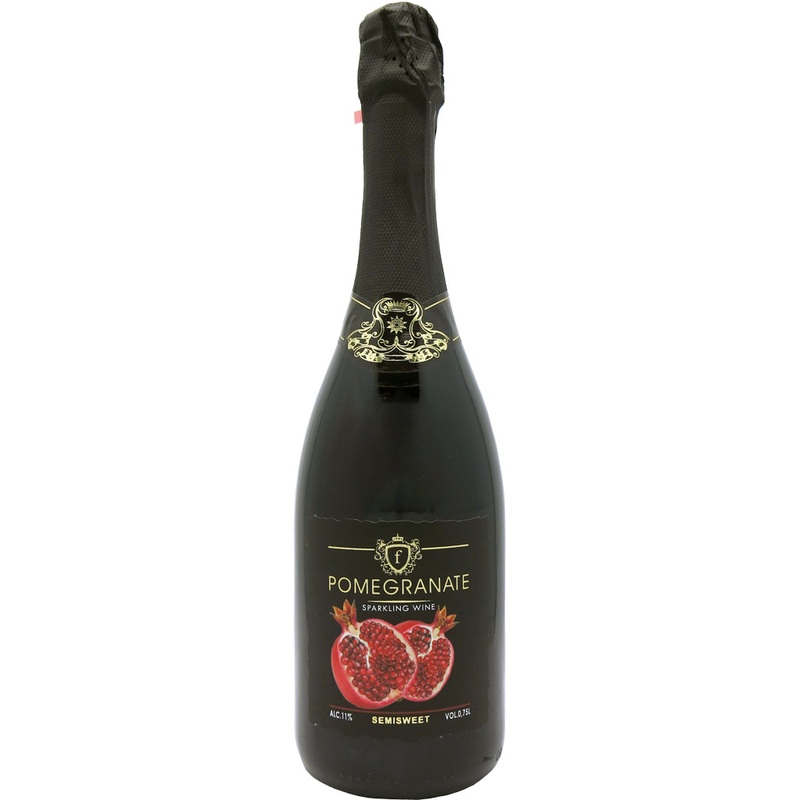 “F” Pomegranate Semi-Sweet Sparkling Wine 750ml