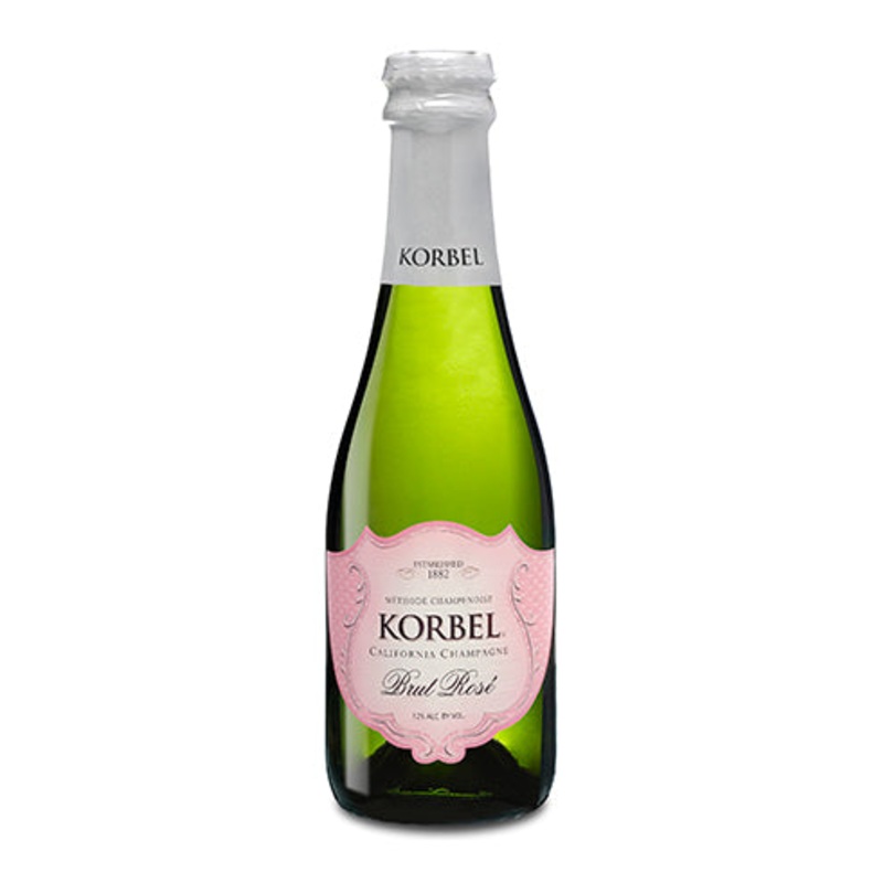 Korbel Brut Rose Crown Top Cap 187ml