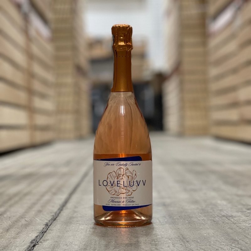 LOVELUVV Prosecco DOC Rose, Italy NV
