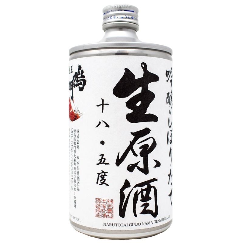 Narutotai Ginjo Nama Genshu Sake 720ml