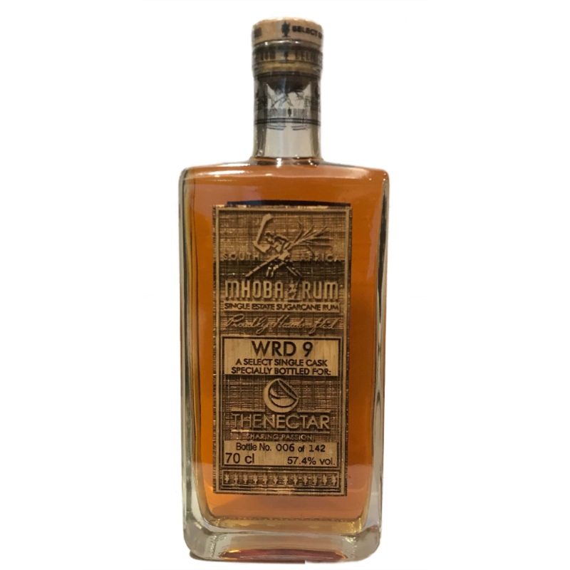 Mhoba WRD9 2020 Ex Bourbon Single Cask For The Nectar Single Estate Sugarcane Rum | 700ML