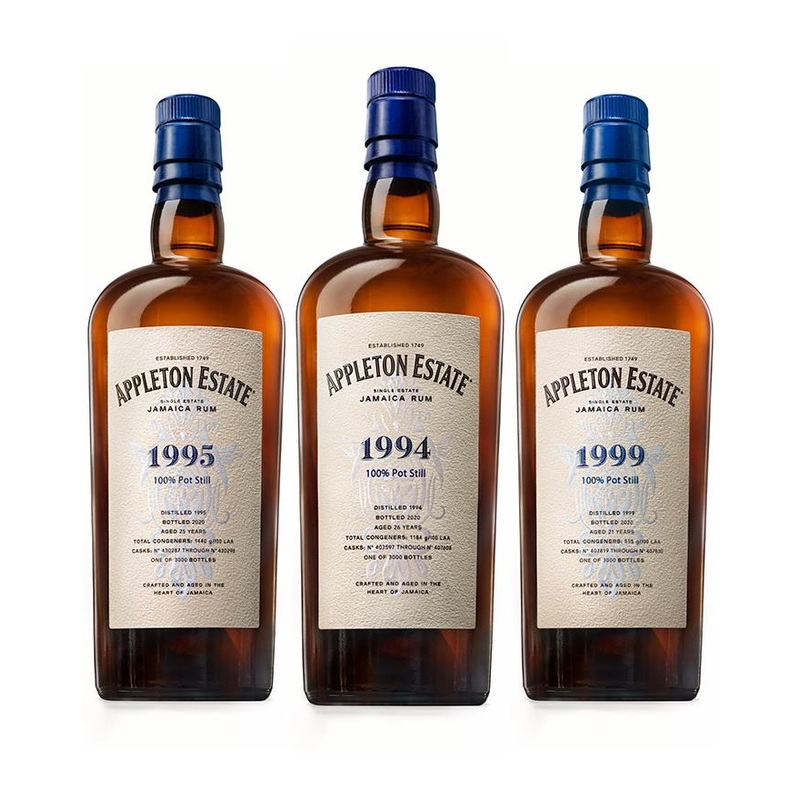 Appleton Hearts Collection Rum 750ml x 3 (1994,1995,1999)