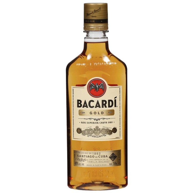 Bacardi Gold Rum 750ML PET