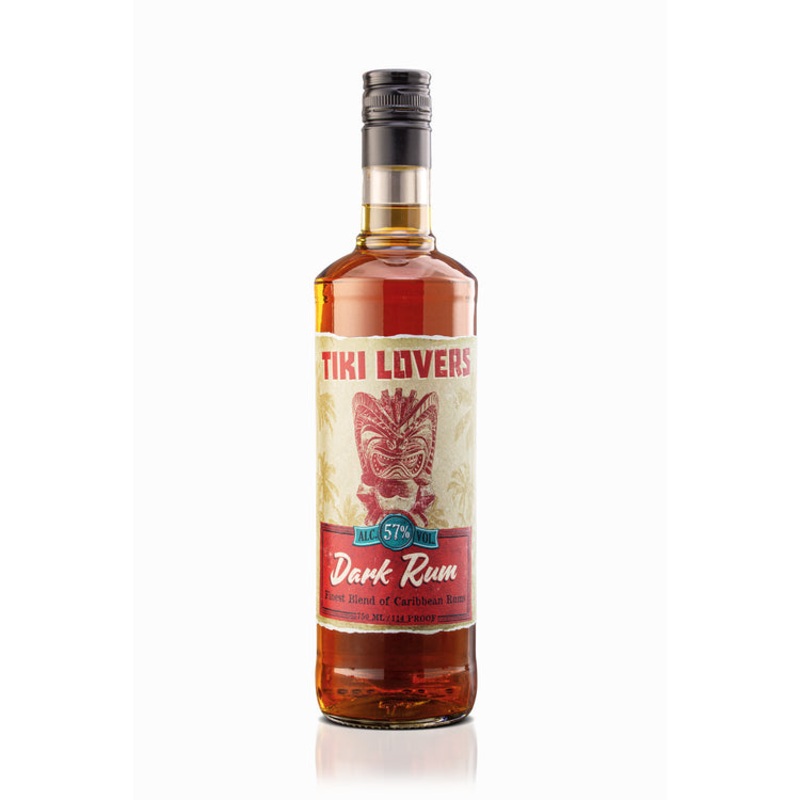 Tiki Lovers Dark Rum 114 750ML