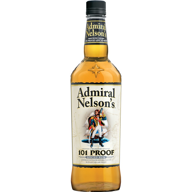 ADMIRAL NELSON SPICED RUM 101 PROOF