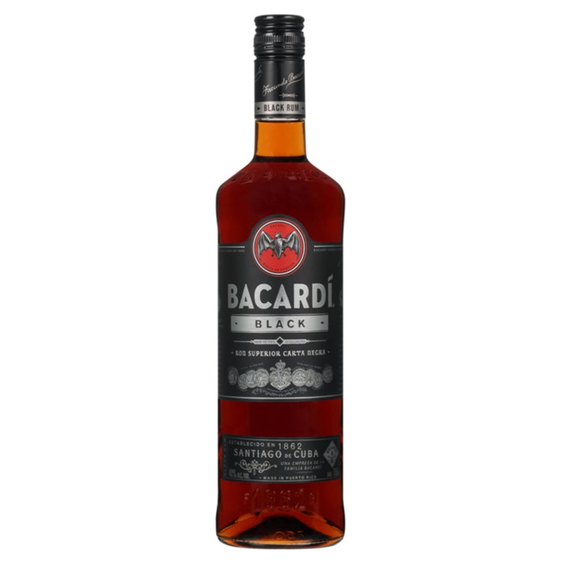 Bacardi Black Rum – 750ml