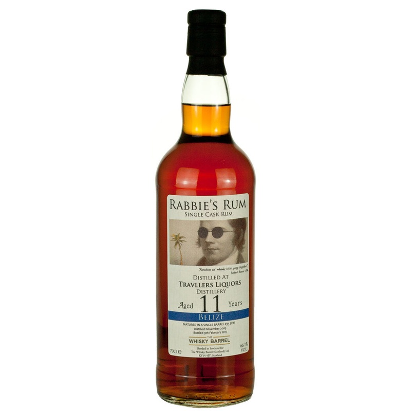Travellers Distillery Belize 11 Year Old 2005 Rabbie’s Rum