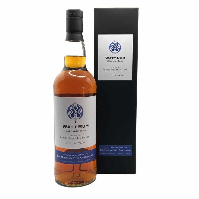 Watt Rum Barbados Foursquare 2007 14 Year Old For The Nectars 15th Anniversary | 700ML