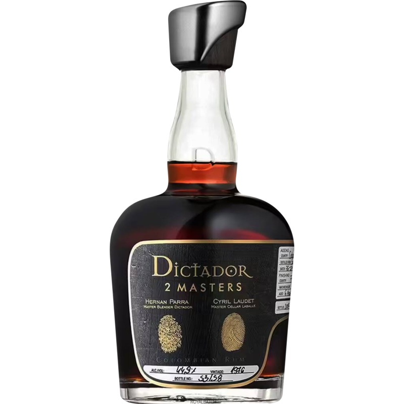 1979 Dictador ‘2 Masters Barton’ Wheated Bourbon Cask Rum