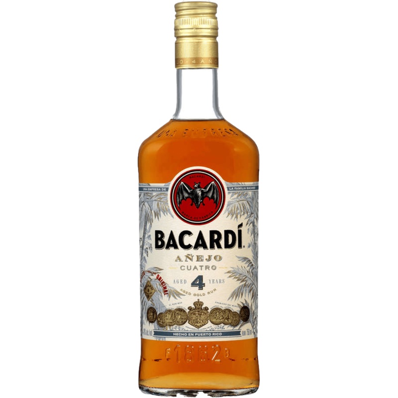Bacardi Aejo Cuatro 4 Year