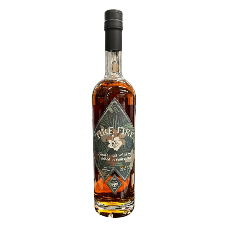 ASW Tire Fire Single Malt Whiskey Finished in Rum Casks