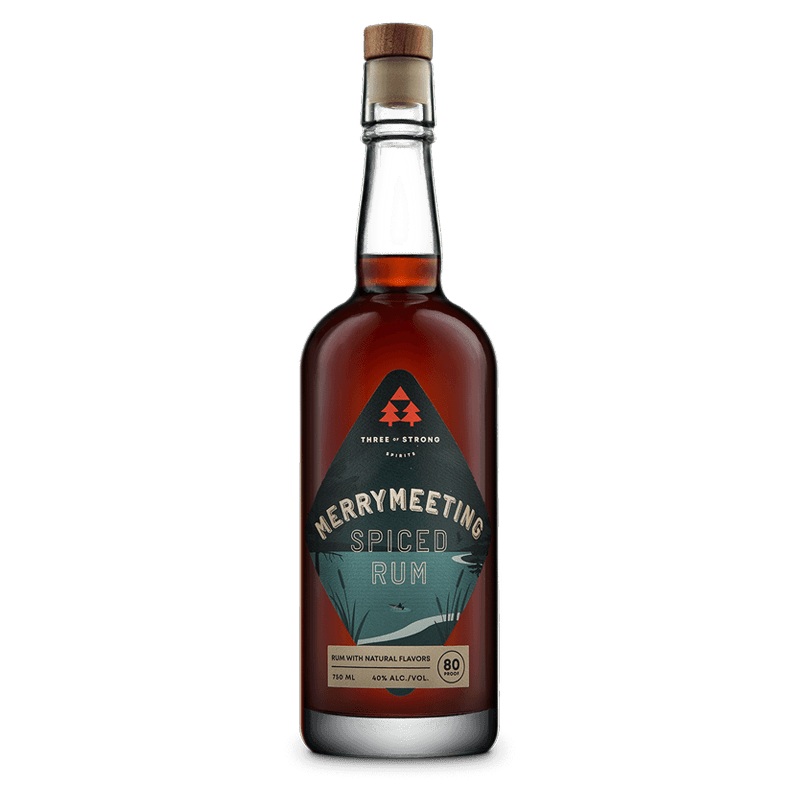 Three of Strong Spirits Merrymeeting Spiced Rum 750mL