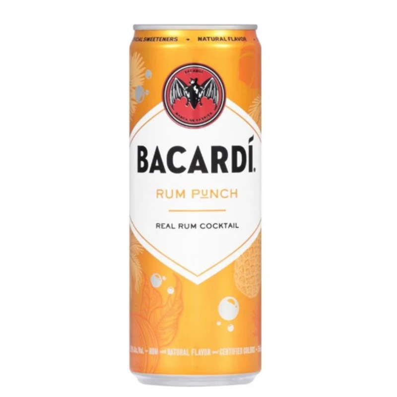 Bacardi Cocktail Rum Punch 4pk Cans