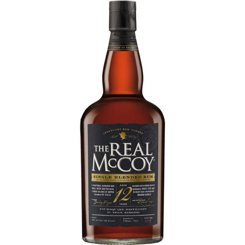 The Real Mccoy Rum 12 Years 92 Proof