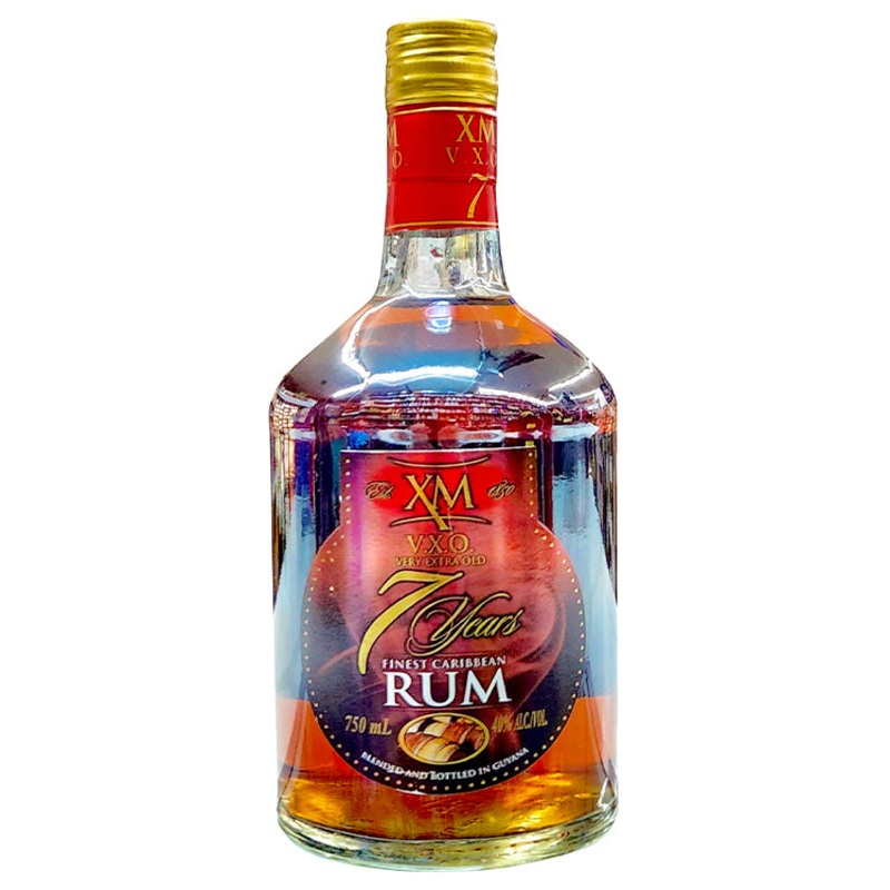 XM V.X.O Very old 7 Year Caribbean Rum – 750ml