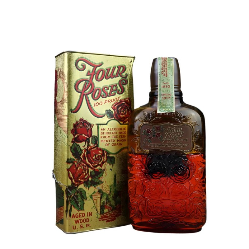 1933 Four Roses Spiritus Frumenti 16 Year Old Whiskey