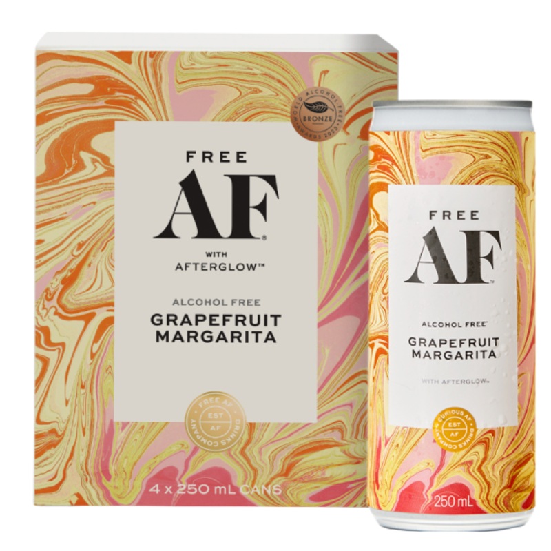 AF Grapefruit Margarita 0.0% 4 pack