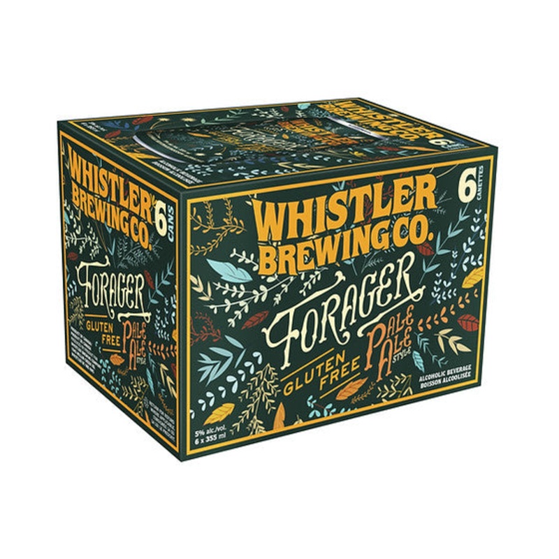 WHISTLER FORAGER GLUTEN FREE PALE ALE 6 CANS