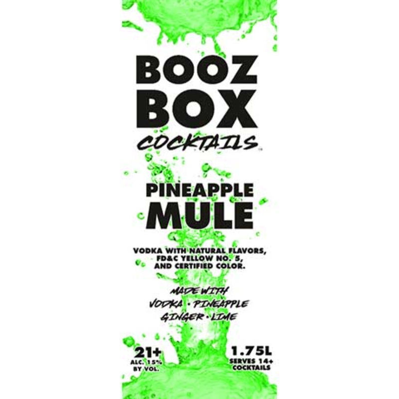 Booz Box Cocktails Pineapple Mule