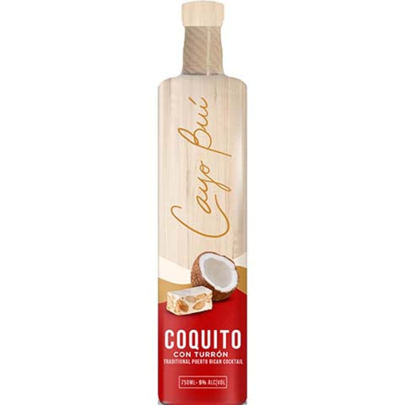 Cayo Bui Coquito Con Turron Traditional Puerto Rican Cocktail