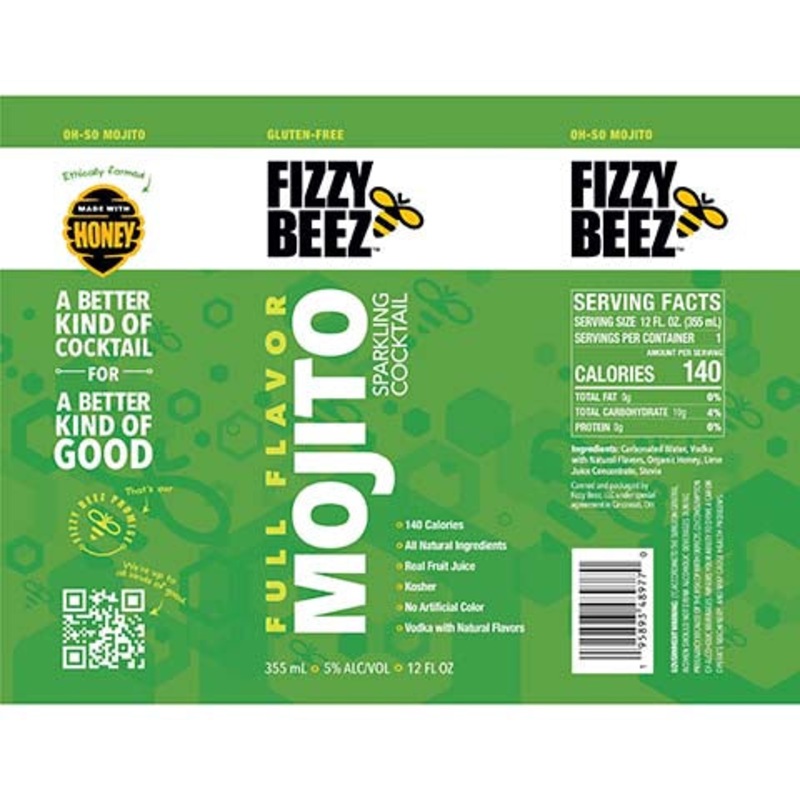 Fizzy Beez Mojito Sparkling Cocktail
