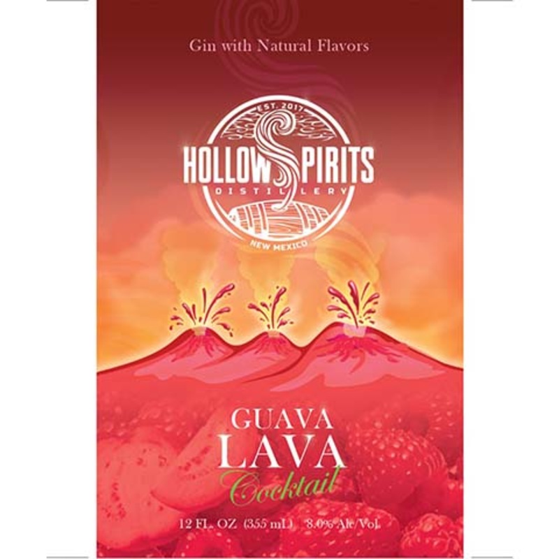 Hollow Spirits Guava Lava Cocktail