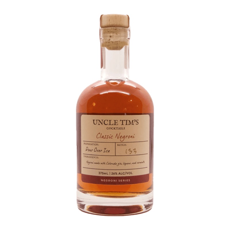 Uncle Tim’s Cocktails Classic Negroni 375mL