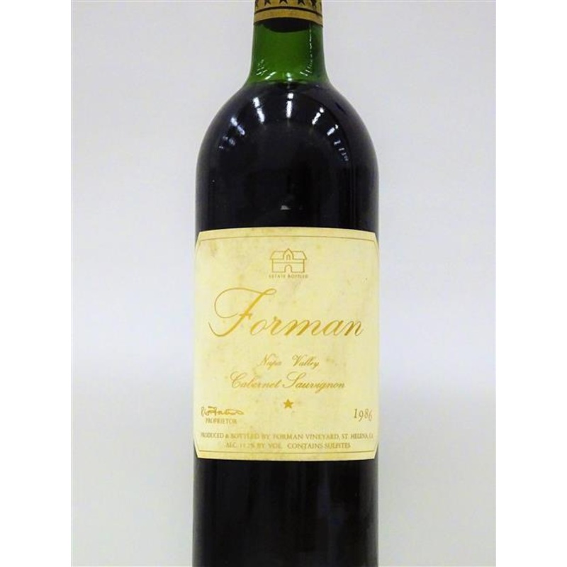 1986 Forman Cabernet Sauvignon 750ml