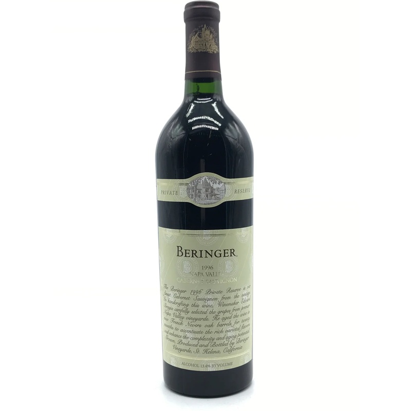 1996 Beringer Vineyards Private Reserve Cabernet Sauvignon 750ml