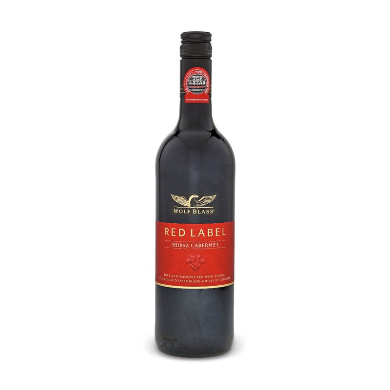 WOLF BLASS RED LABEL SHIRAZ CABERNET 1.5 L