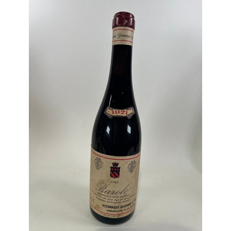 1971 Lorenzo Accomasso Giovanni & Figlio Barolo Rocchette Annunziata 750ml