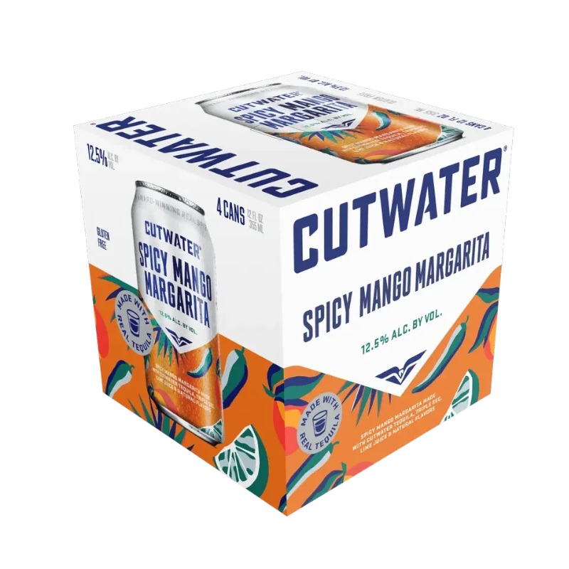Cutwater Spicy Mango Margarita 4PK