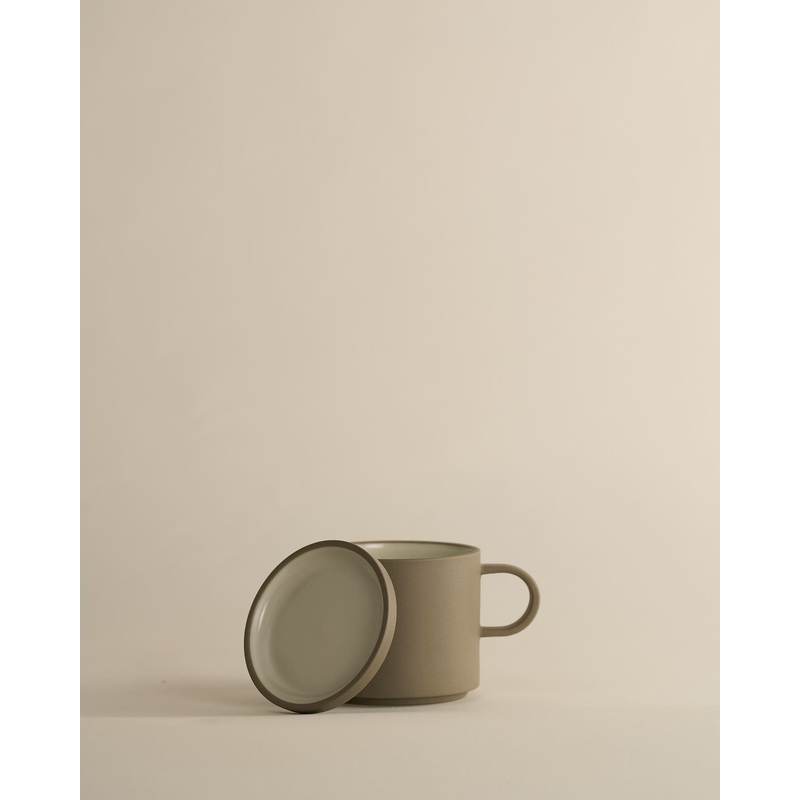 Hasami Natural Porcelain Mug & Plate