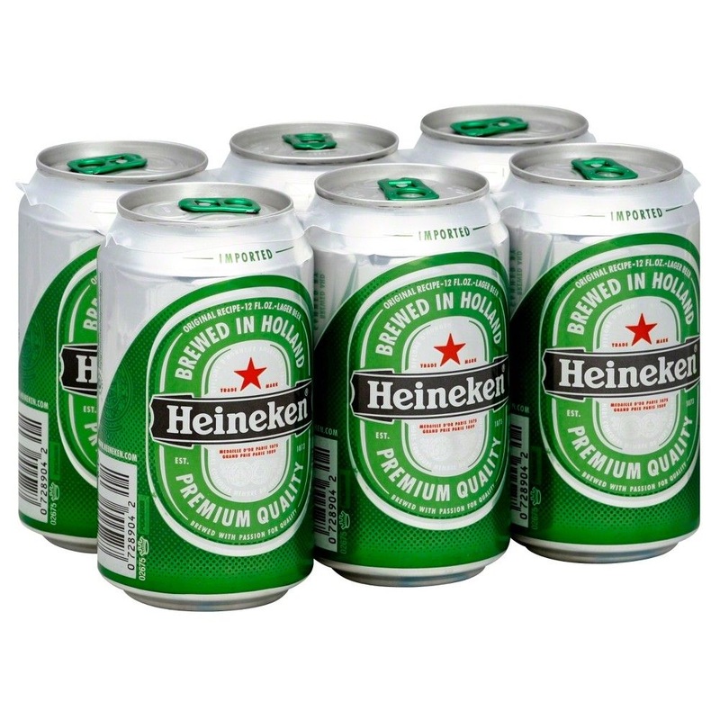 HEINEKEN LAGER 6 CANS