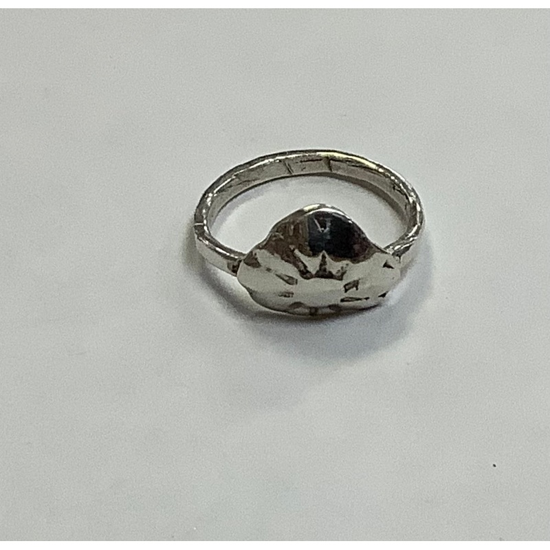 #874 bandana girl ring