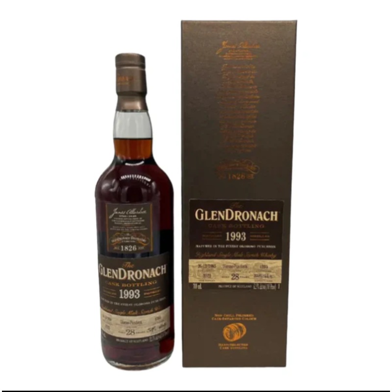 1993 GlenDronach 28 Year Old Oloroso Sherry Puncheon Cask Strength Single Malt Scotch Whisky