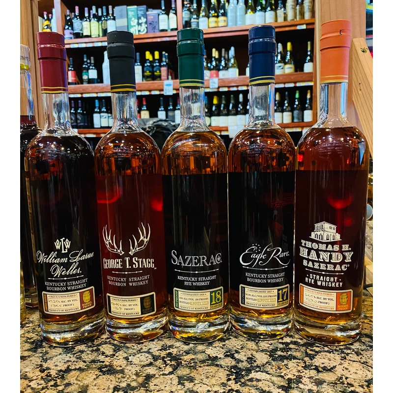 2023 Buffalo Trace Antique Collection – 5 Bottle Set