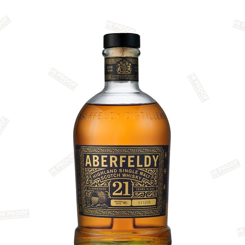 Aberfeldy 21 Years Highland Single Malt Scotch Whisky 80 Proof 750ml