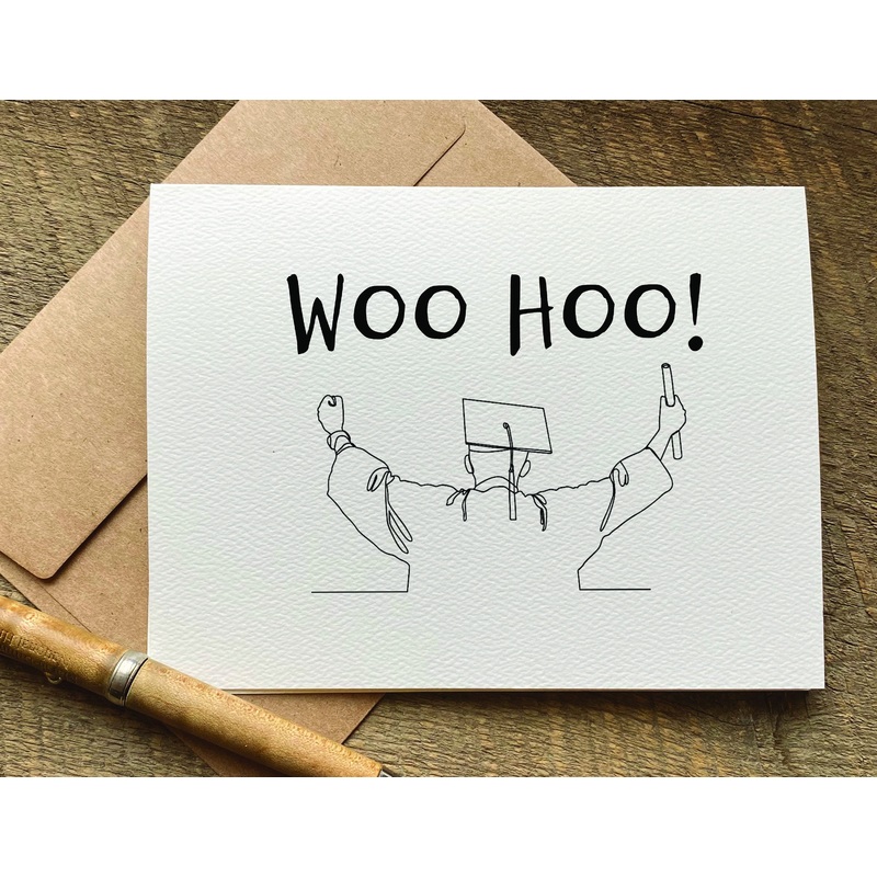 woo hoo / graduation card